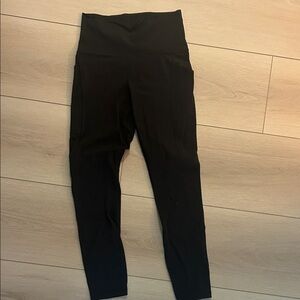 Lululemon Athletica Black leggings with pockets size 6